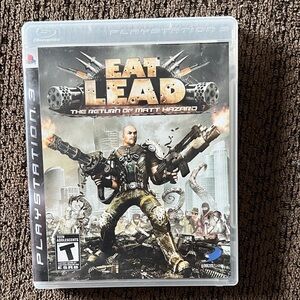 Sony PlayStation 3 Eat Lead: The Return of Matt Hazard - Black and Gray